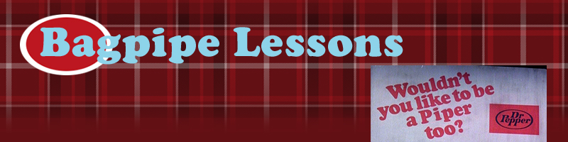 Bagpipe Lessons
